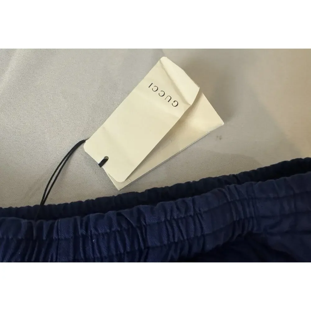 New With Tags Gucci Royal Blue Military Cotton Drill Shorts 46EU/30US $95.00
